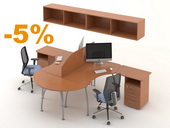 Дополнительная скидка 5% на офисную мебель в цвете Груша Ароса Дополнительная скидка 5% на офисную мебель в цвете Груша Ароса