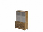 Шкаф для документов с ящиками J4.36.12 со стеклом