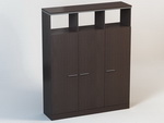 Шкаф руководителя N4.21.15 для папок левый