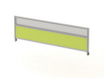 Настольная перегородка ДСП + Стекло NP5-45-15