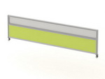 Настольная перегородка ДСП + Стекло NP5-45-18