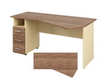 Стол угловой однотумбовый P1.11.16