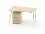 Прямий стіл для персоналу Техно комплект 06