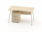 Прямий стіл для персоналу Техно комплект 07