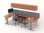 Офісні столи для персоналу Техно плюс комплект 09