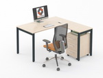 Угловой стол с правой тумбой Джет-П 03