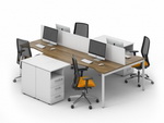 Комплект офисных столов для персонала Джет-П 17